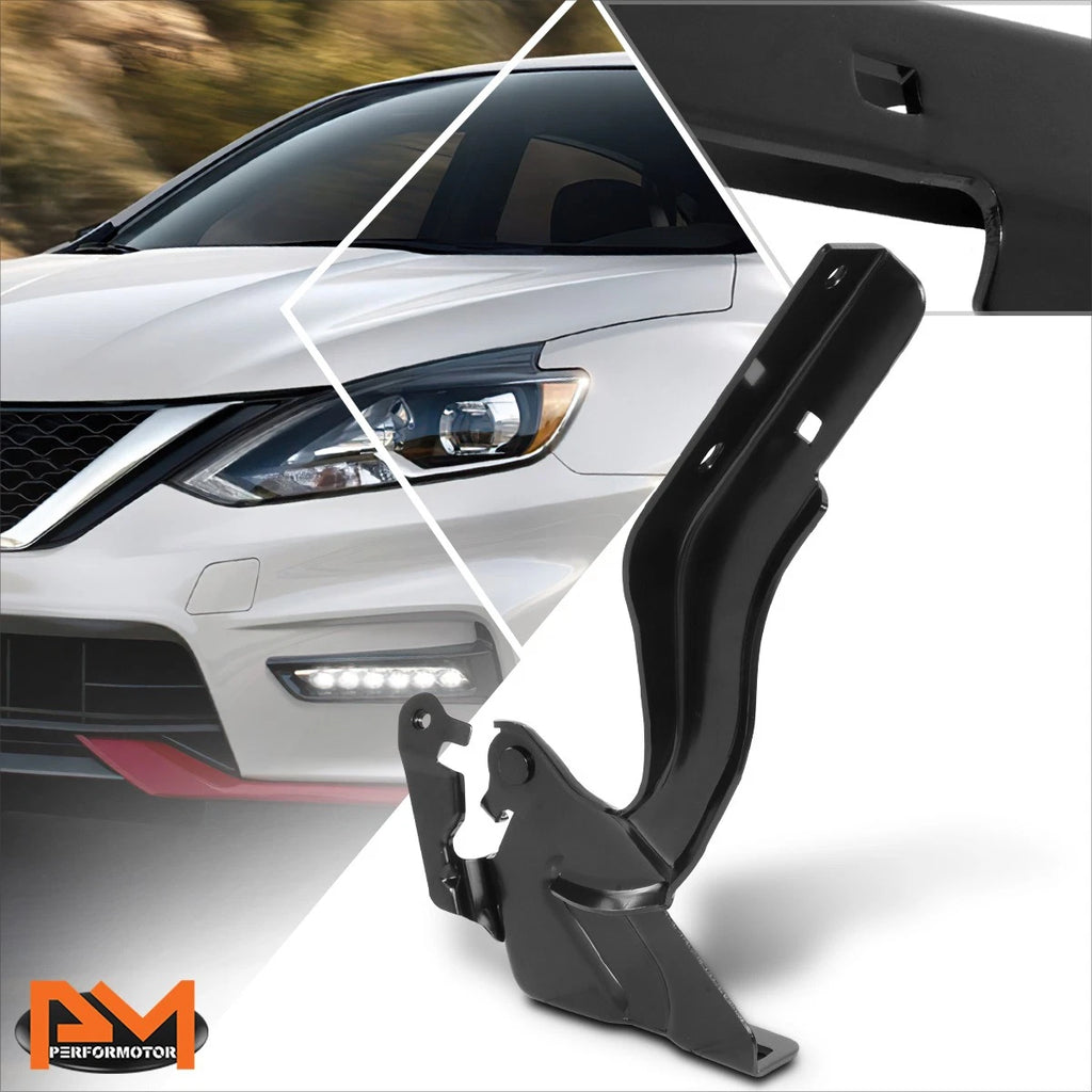 LH Driver Side Steel Engine Hood Hinge for Nissan Sentra (2013–2019)