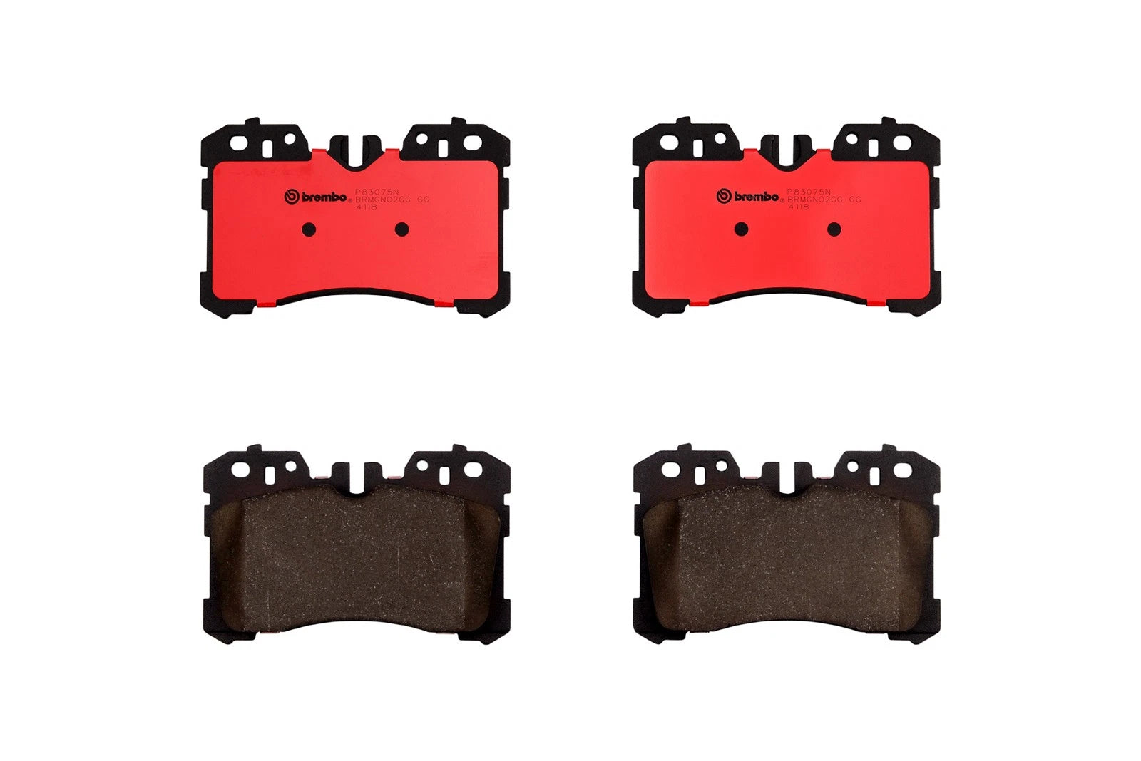 Set of 4 Brembo Front Ceramic Brake Pads for Lexus LS460 LS500 LS600h (2007–2021)