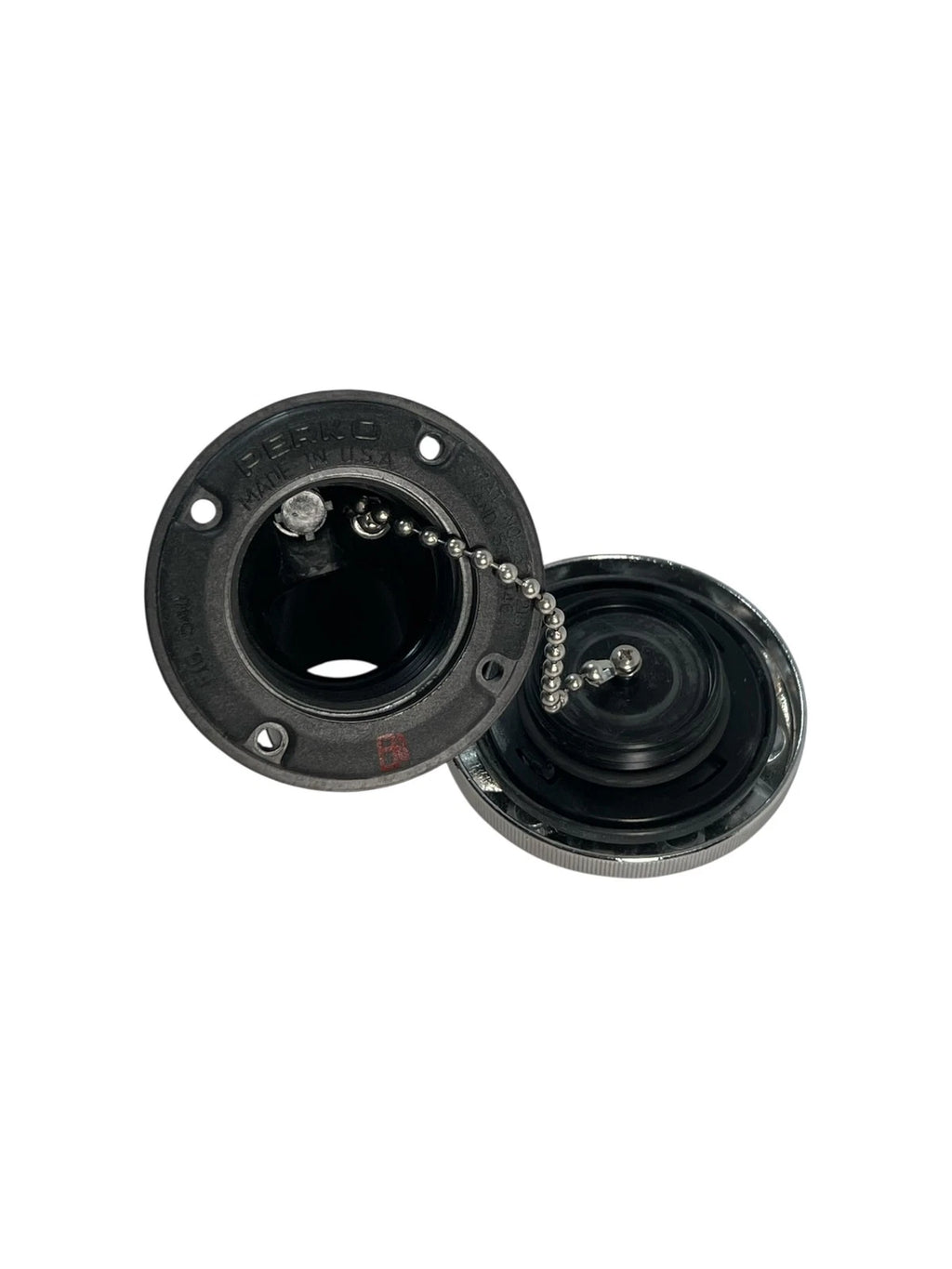 Perko Self Venting Gas Deck Fill for Angled Neck Hose 1 1/2in OD (Made in USA)