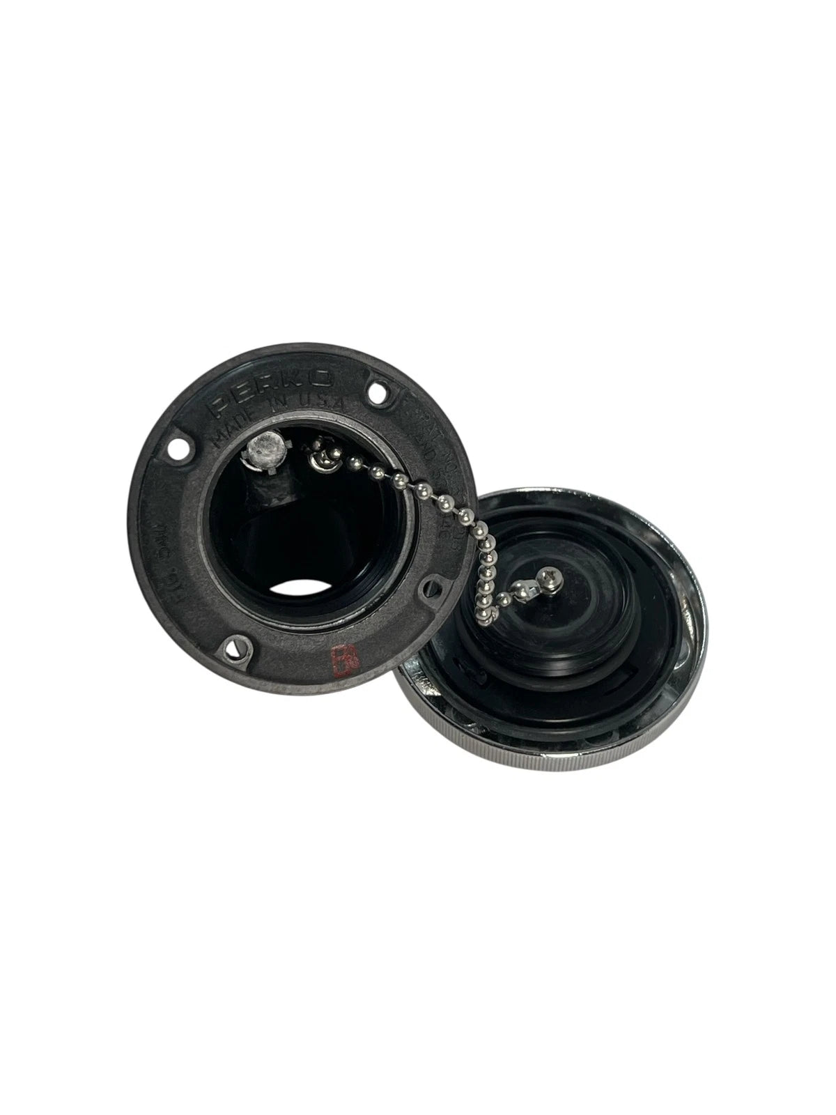 Perko Self Venting Gas Deck Fill for Angled Neck Hose 1 1/2in OD (Made in USA)