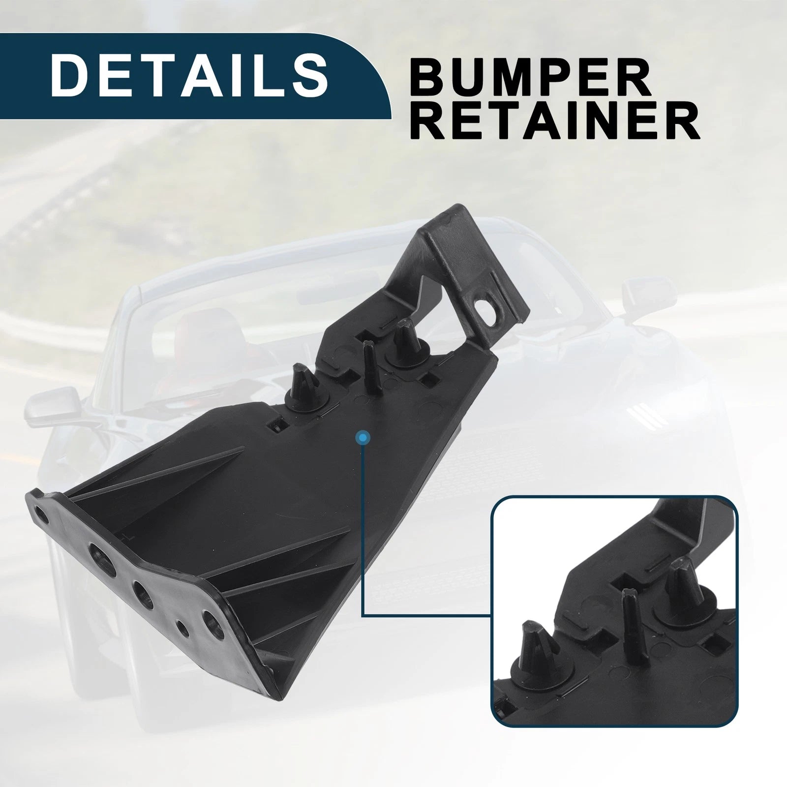 Left Front Bumper Retainer Bracket No.5R3Z17C861AB for Ford Mustang (2005–2014)