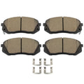 Set of 4 Brake Rotors & Ceramic Pads for Hyundai Tucson (2013–2015) FWD