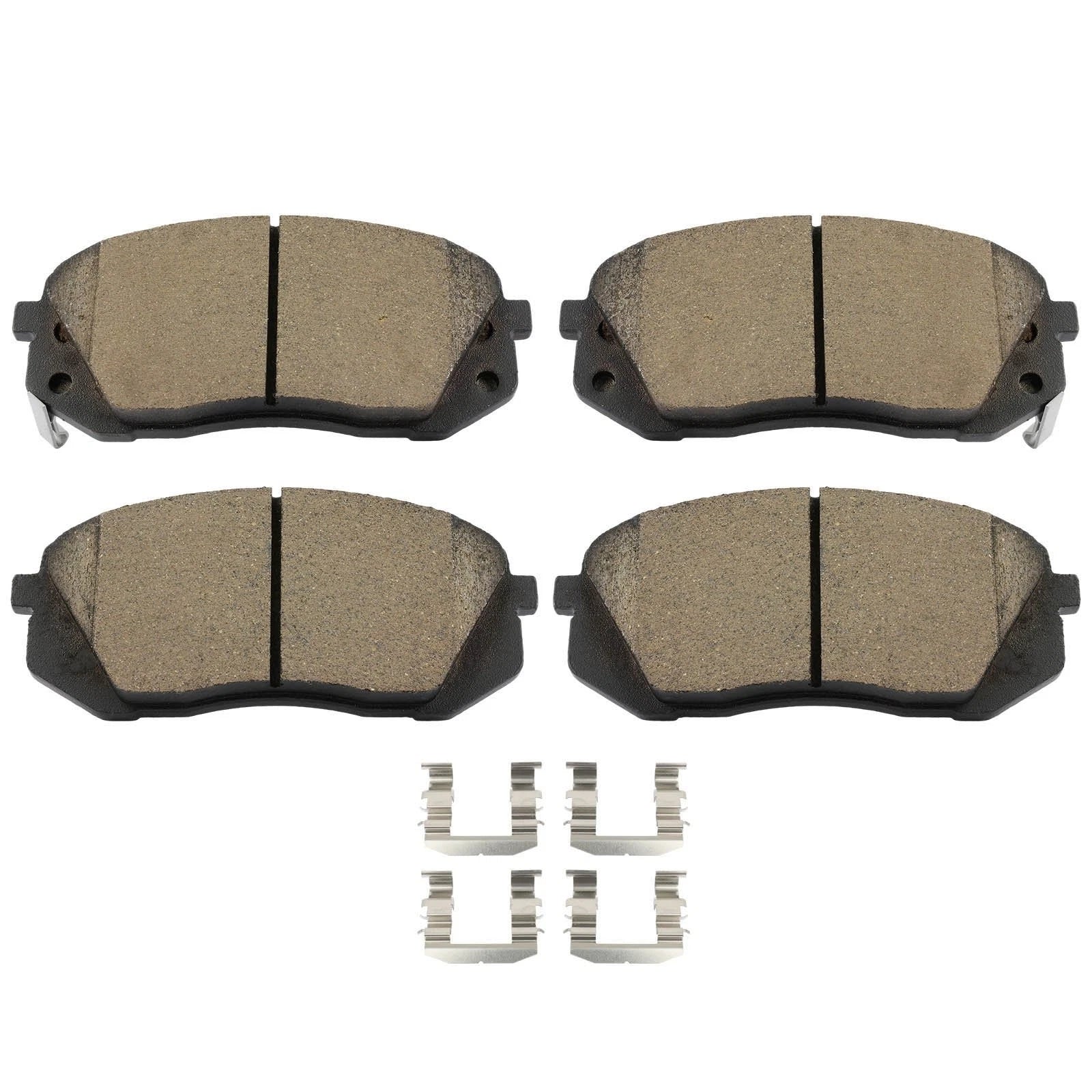 Set of 4 Brake Rotors & Ceramic Pads for Hyundai Tucson (2013–2015) FWD