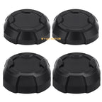 Set of 4 Matte Black Rim Caps for Polaris Ranger SP 570 (2022–2024)