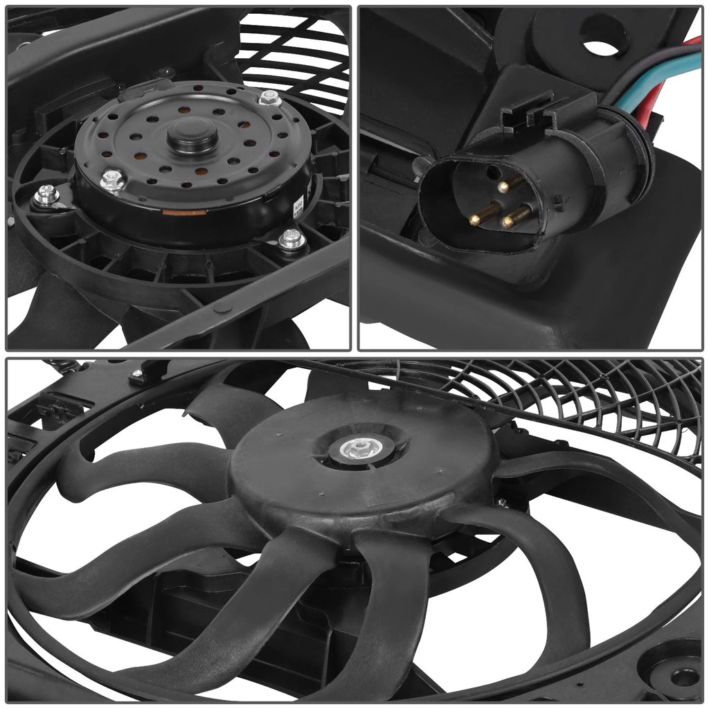 Front Cooling Radiator Fan Assembly for BMW 740i (1995)