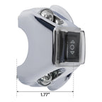Chrome Clutch Bracket Switch ON/OFF for Harley Touring Softail Dyna