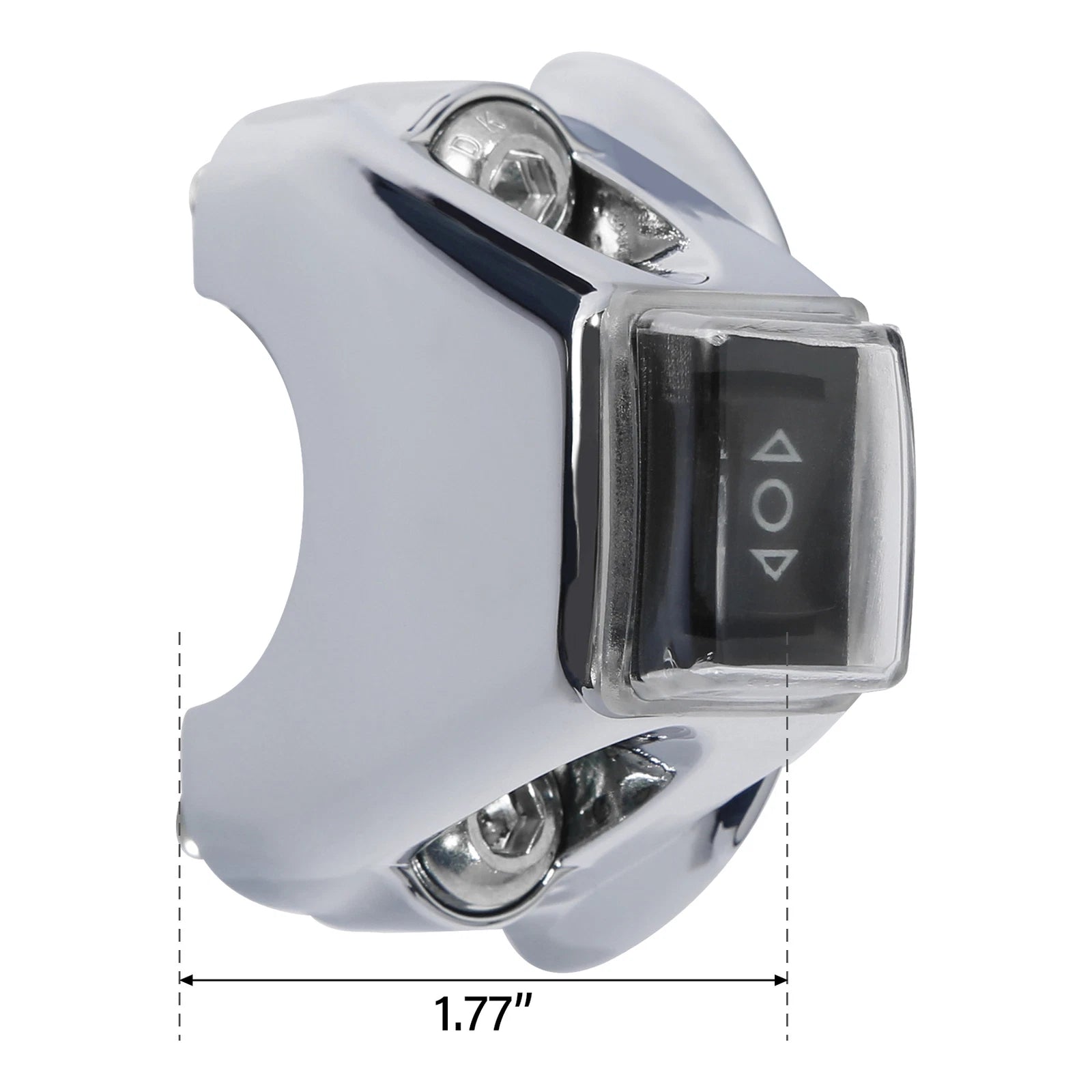 Chrome Clutch Bracket Switch ON/OFF for Harley Touring Softail Dyna