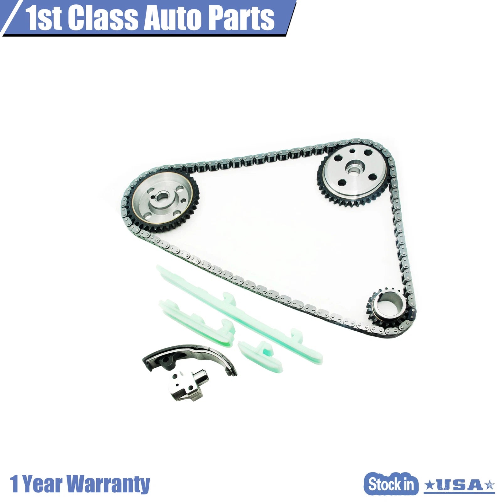 Timing Chain Kit for Chevy Malibu Pontiac Sunfire Grand Am (1996–2002)