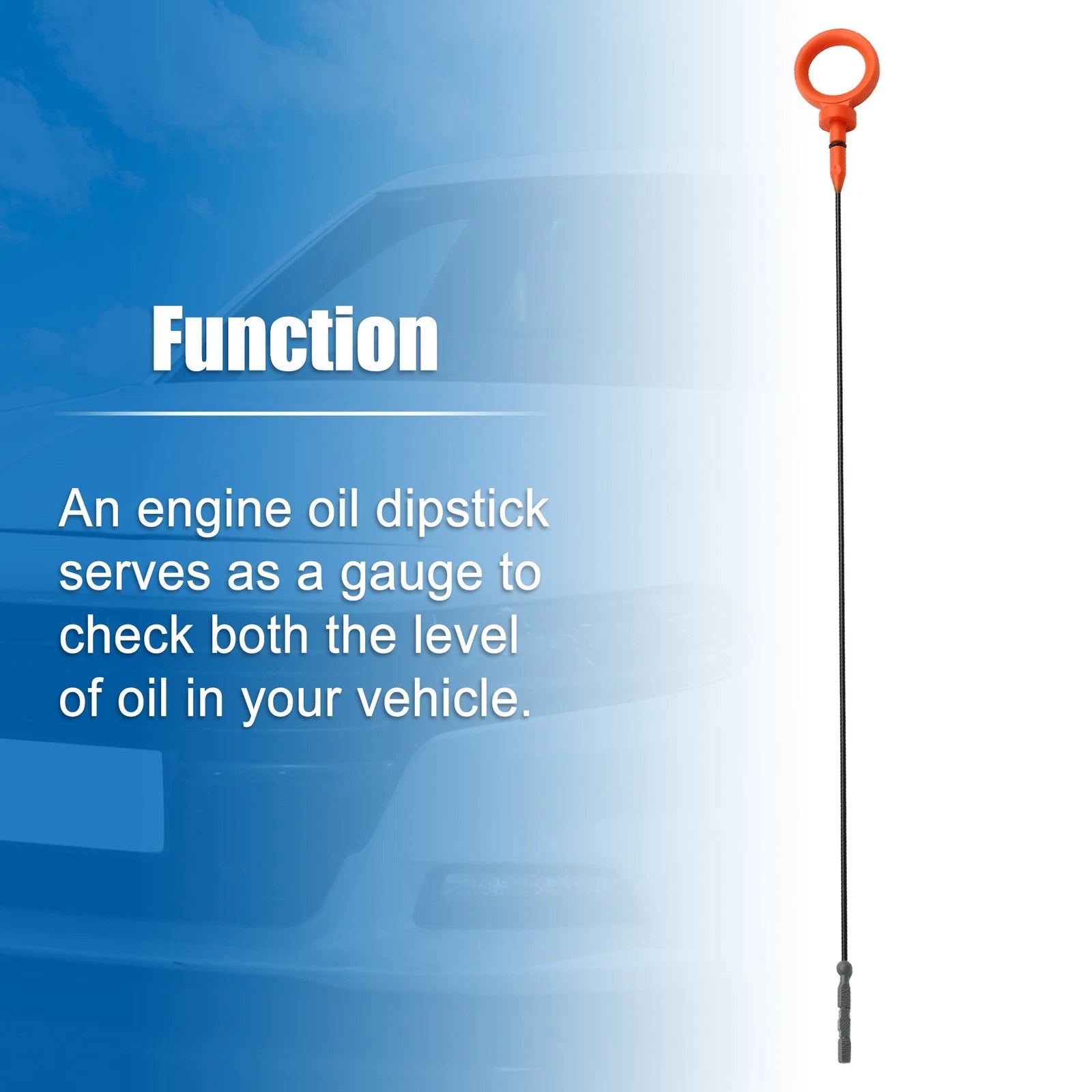 Engine Oil Fluid Level Dipstick for Audi A4 (2005–2009) No. 06E115611E