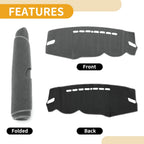 Dashboard Cover for Mitsubishi Outlander (2013–2018) Gray 1 Pc