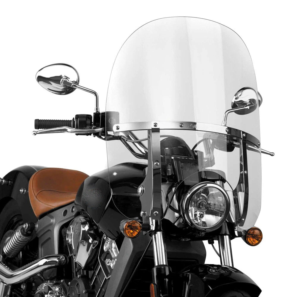 Clear Windshield with Bracket for Harley Touring Road King (1994–2024)