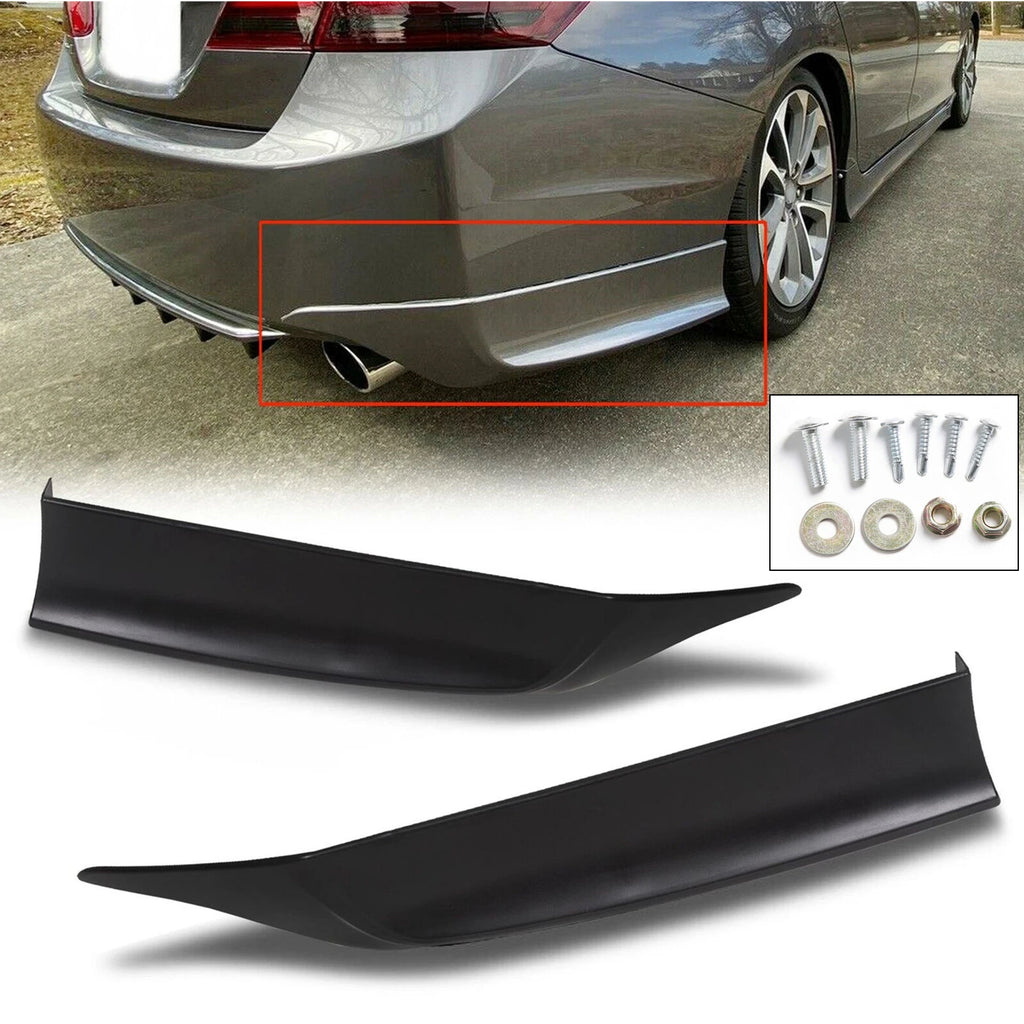 Set of 2 Rear Bumper Spoiler Lips for Honda Accord (2013–2015)