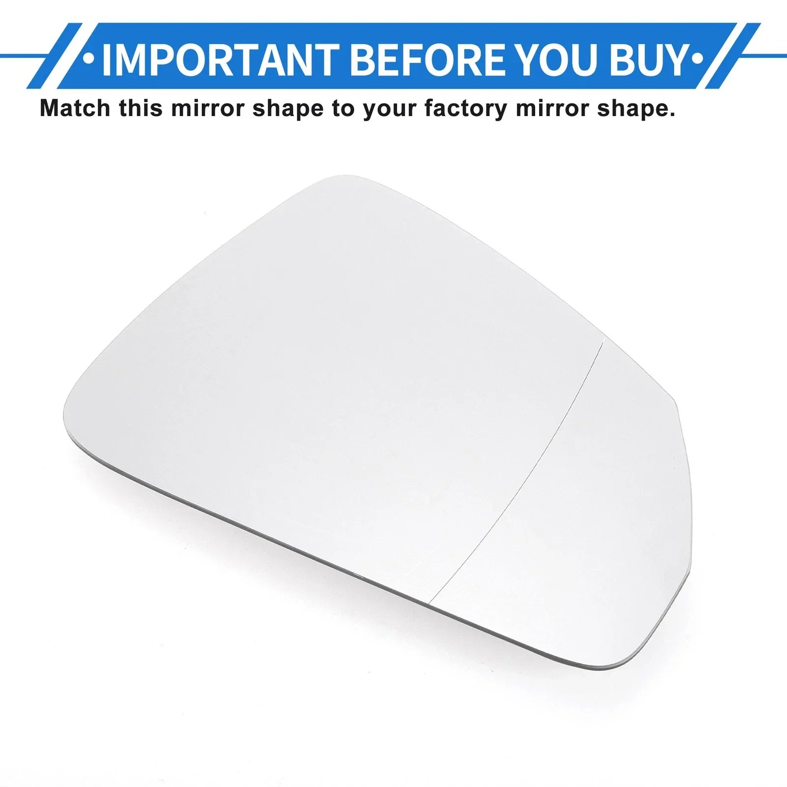 Right Driver Side Heated Mirror Glass Replacement for BMW X1