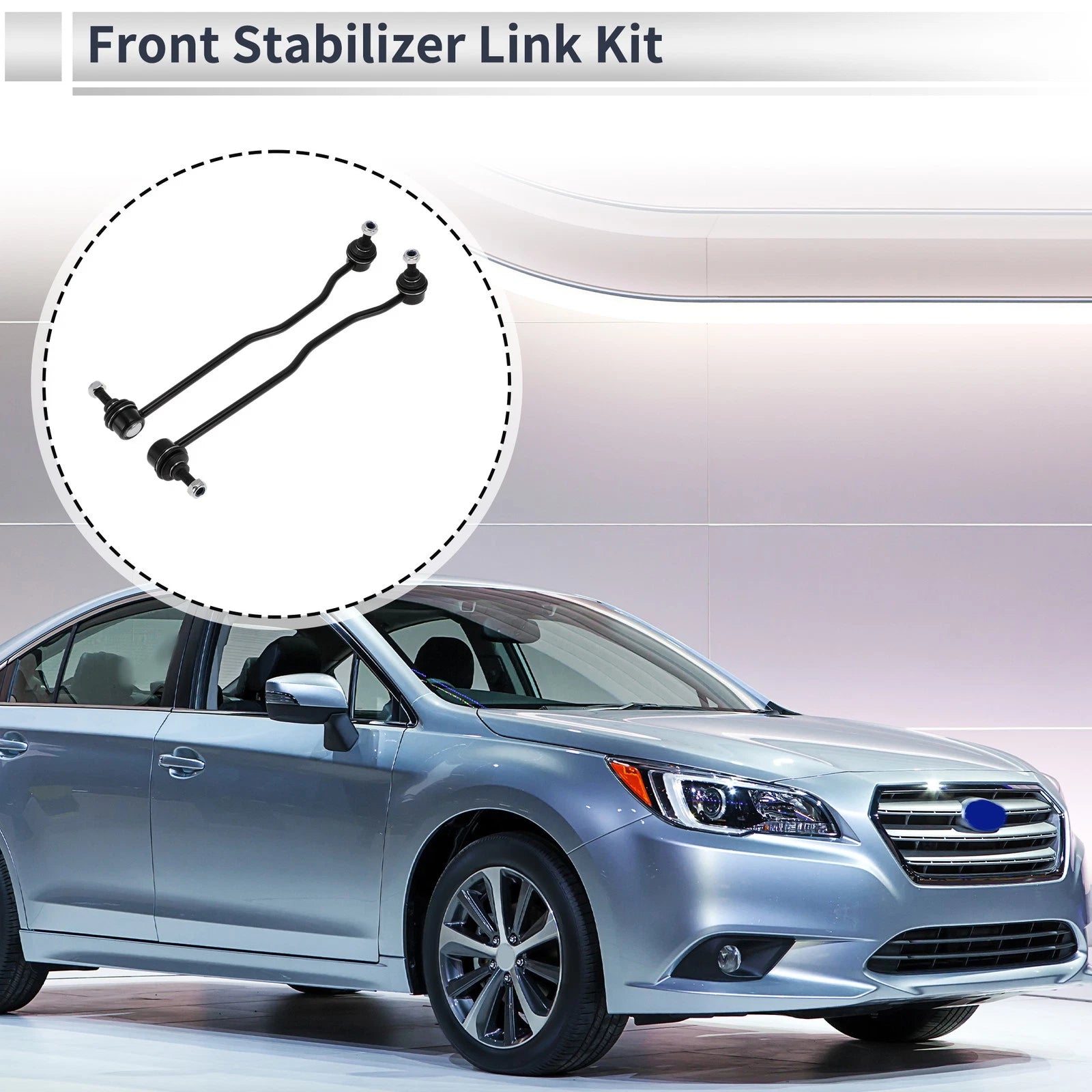Set of 2 Front Stabilizer Bar Links for Subaru Legacy (2015–2019) No.K750906/K750907