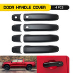 Set of 4 Matte Black Door Handle Covers for GMC Sierra 1500 (2019–2025)