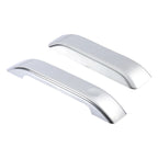 Set of 4 Silver Tone Exterior Door Handle Covers for Ford F150 