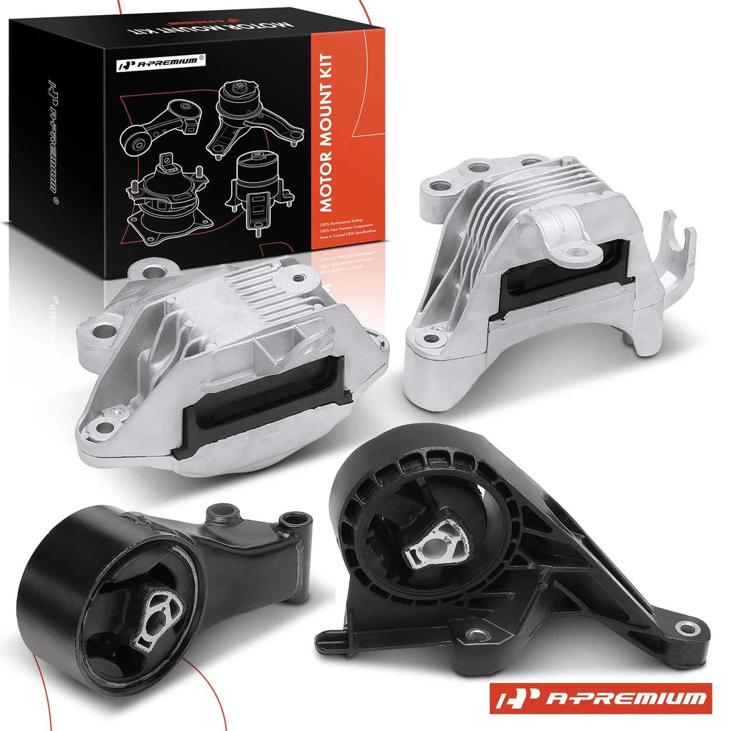 Set of 4 Engine Motor & Transmission Mounts for Chevrolet Cruze (2011–2016)