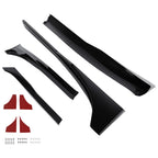 2PC ABS Side Skirt Panel Extension for Tesla Model 3 (2017–2023) Black