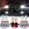 LED Headlight and Fog Light Bulb Package for Dodge Grand Caravan (2011–2019)