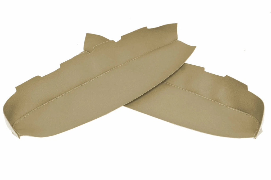 2X Leather Armrest Door Panel Covers for Nissan Murano (2008–2014) Beige Tan