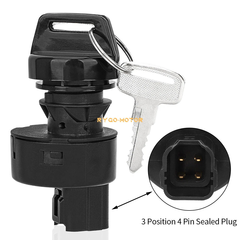 Ignition Switch 3 Position 4 Pins for Polaris (4015033)