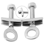 2X Steel Bicycle Chain Adjuster Tensioner for Single Speed Wheel