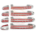 Set of 4 Chrome Door Handle Covers for Hyundai Santa Fe (2006–2012)