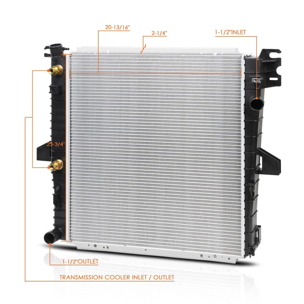 Full Aluminum Radiator for Explorer/Mountaineer 1996–1999 5.0L AT DPI-1824