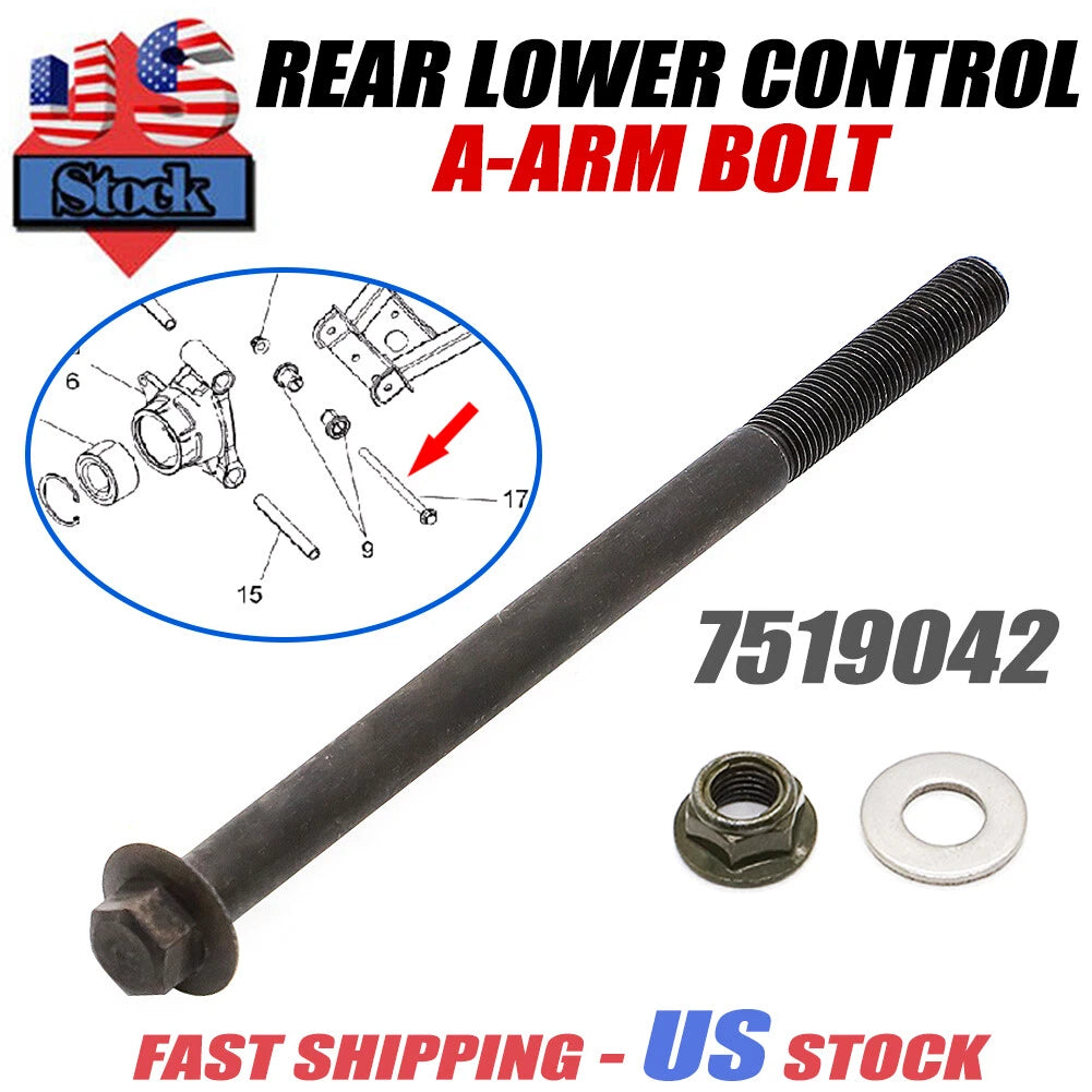 Rear Lower Control A-Arm Bolt for Polaris ACE Ranger RZR 570 800 900 1000 XP