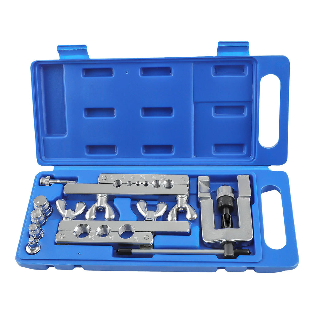 Professional Tube Flaring Tool with Swaging Adapters for 1/8–3/4 in Steel