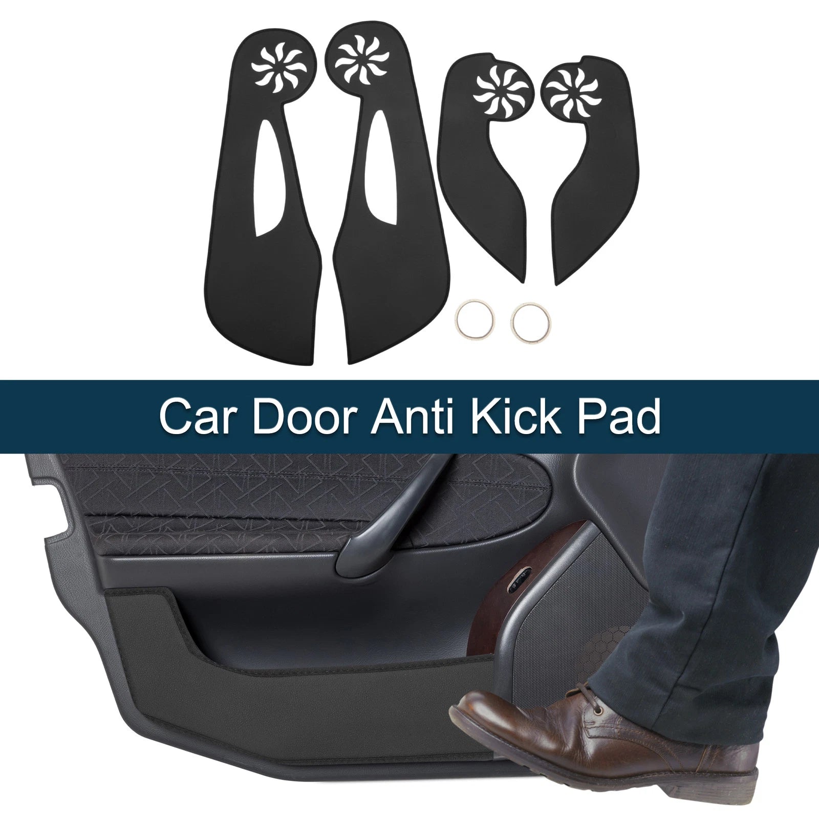 Set of 1 Car Door Anti Kick Pad Sticker Protector for Honda Fit (2008–2013)