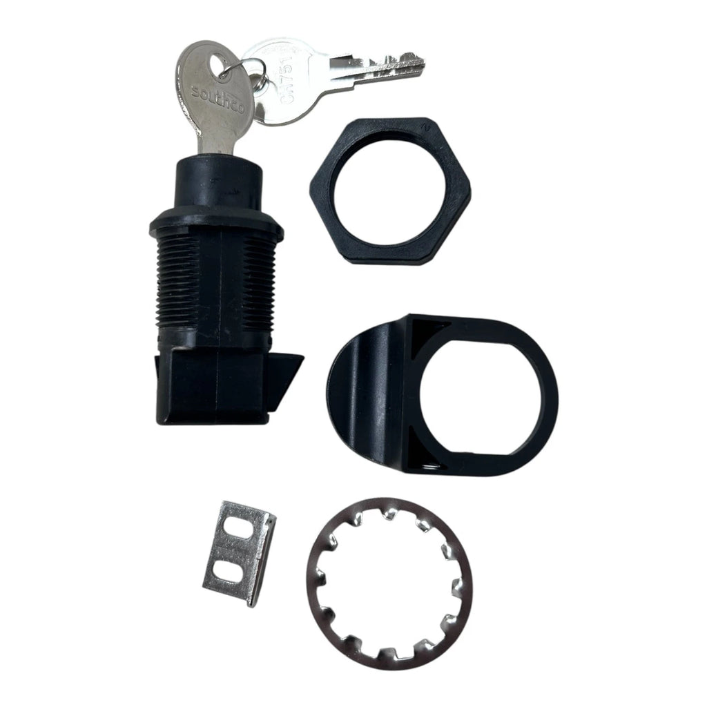 Set of 2 SouthCo 93-303 Marine Push Button Latch Lock w/ Keys for Glove Box