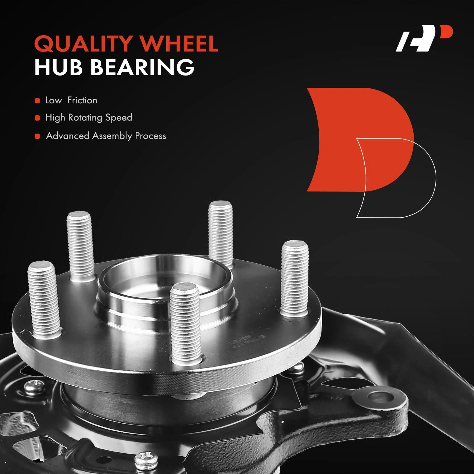Front Steering Knuckle & Hub Bearing for Toyota Highlander (2004-2007)