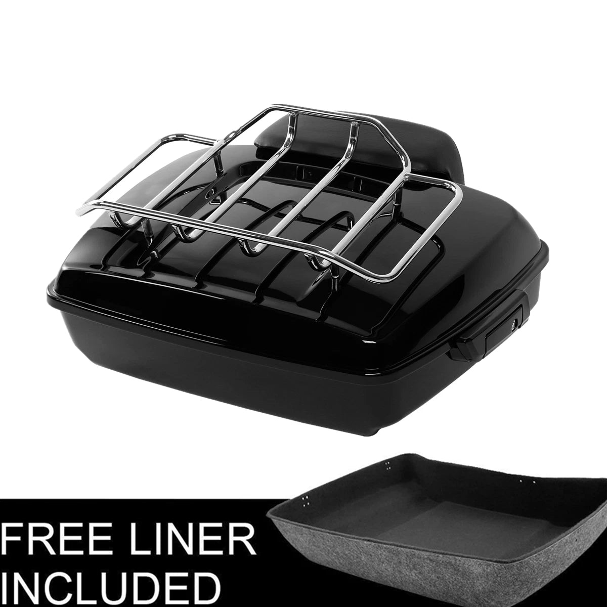 Chopped Trunk Pad Rack for Harley Touring Electra Glide (2014–2023)