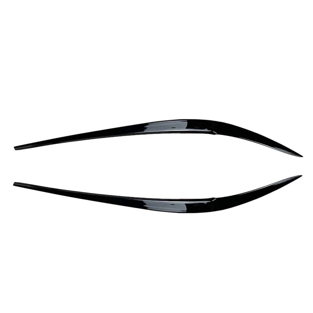 Set of 2 Black Front Headlight Eyelid Eyebrow Trims for BMW 3 Series G20 G28 (2019–2021)