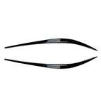 Set of 2 Black Front Headlight Eyelid Eyebrow Trims for BMW 3 Series G20 G28 (2019–2021)