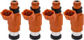 Set of 4 Fuel Injectors for Yamaha Outboard 115 HP (68V-8A360-00-00)