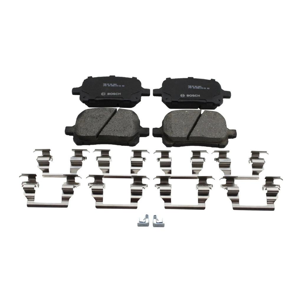 Front Rotors & Bosch QuietCast Ceramic Brake Pads Kit for Camry Solara (2000–2003)
