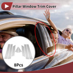 Set of 8 Car Door Pillar Window Trim for Nissan Altima (2013–2018) Chrome