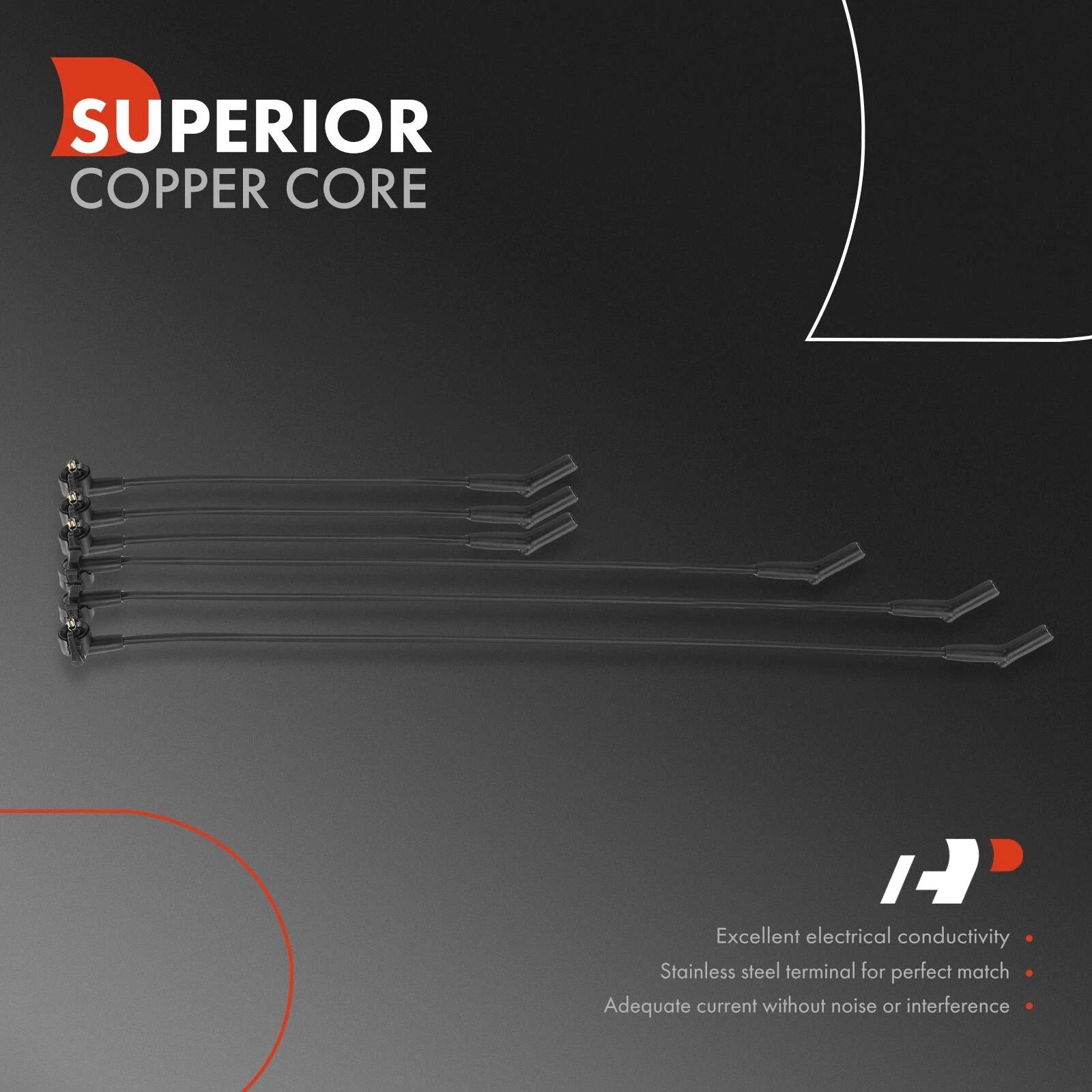 6x Spark Plug Wire Set for Ford Explorer Ranger Mazda B4000 (1991-1996)