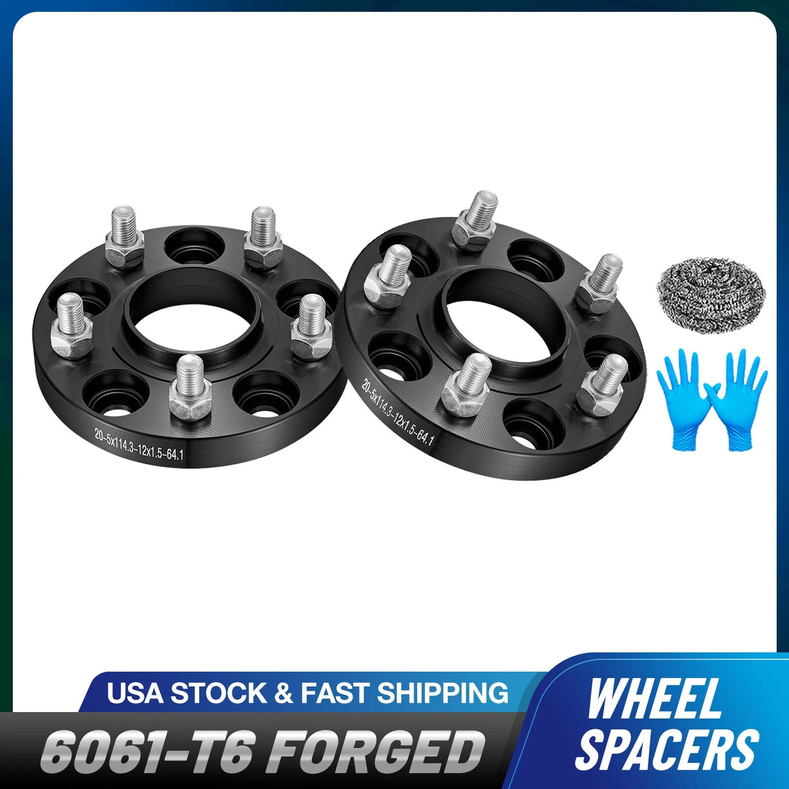 2X 20MM Hubcentric Wheel Spacers for Honda Acura