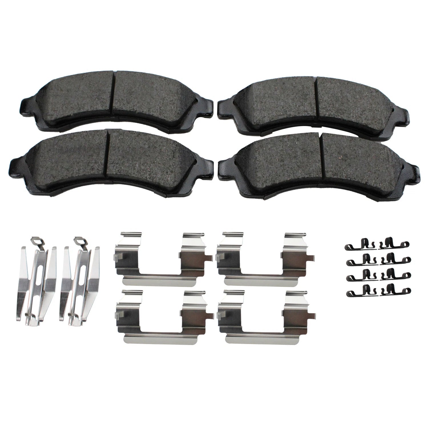 Set of 4 Akebono ProAct Front Ceramic Disc Brake Pads for Buick Chevy GMC Isuzu Saab