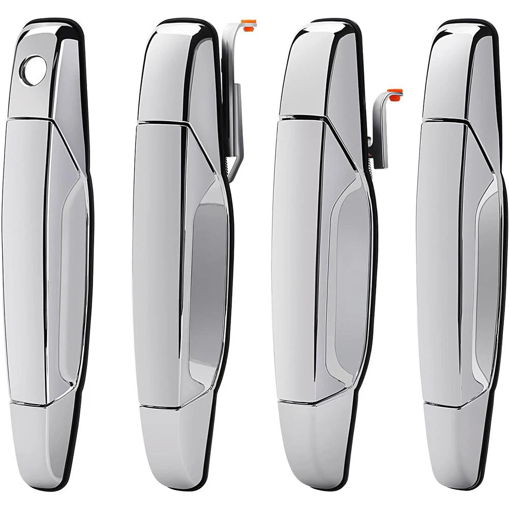Front & Rear Door Handle 4PCS for 2007-2014 Chevy Silverado Tahoe Sierra Denali