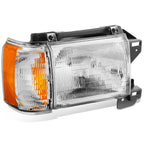 Clear Lens Amber Corner Right Headlight for Ford Bronco F-150-350 (1987–1991)