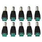 10X Male Adapter Connectors Standard Size 55 x 21 MM