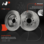 Set of 4 Disc Brake Rotors for Chevy Suburban GMC Sierra (2015–2019)