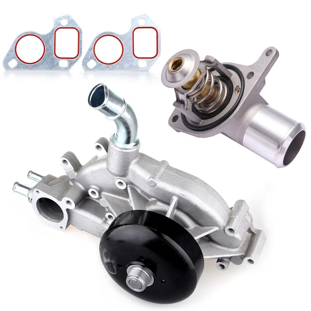 Water Pump Thermostat for Chevy Silverado Suburban Express GMC 4.8L 5.3L 6.0L (2000–2023)