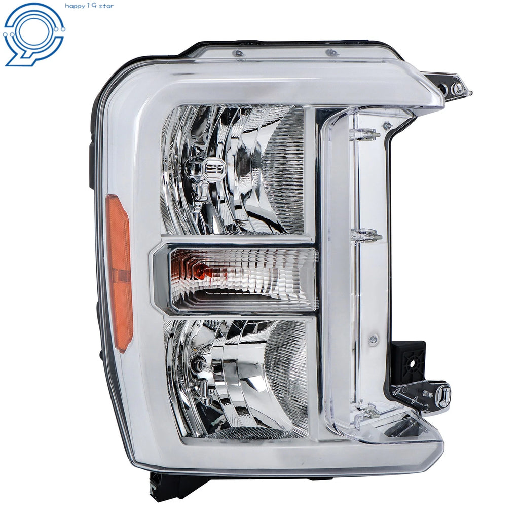 Chrome Halogen Headlight Assembly for Ford F250 F350 SuperDuty (2023–2024)