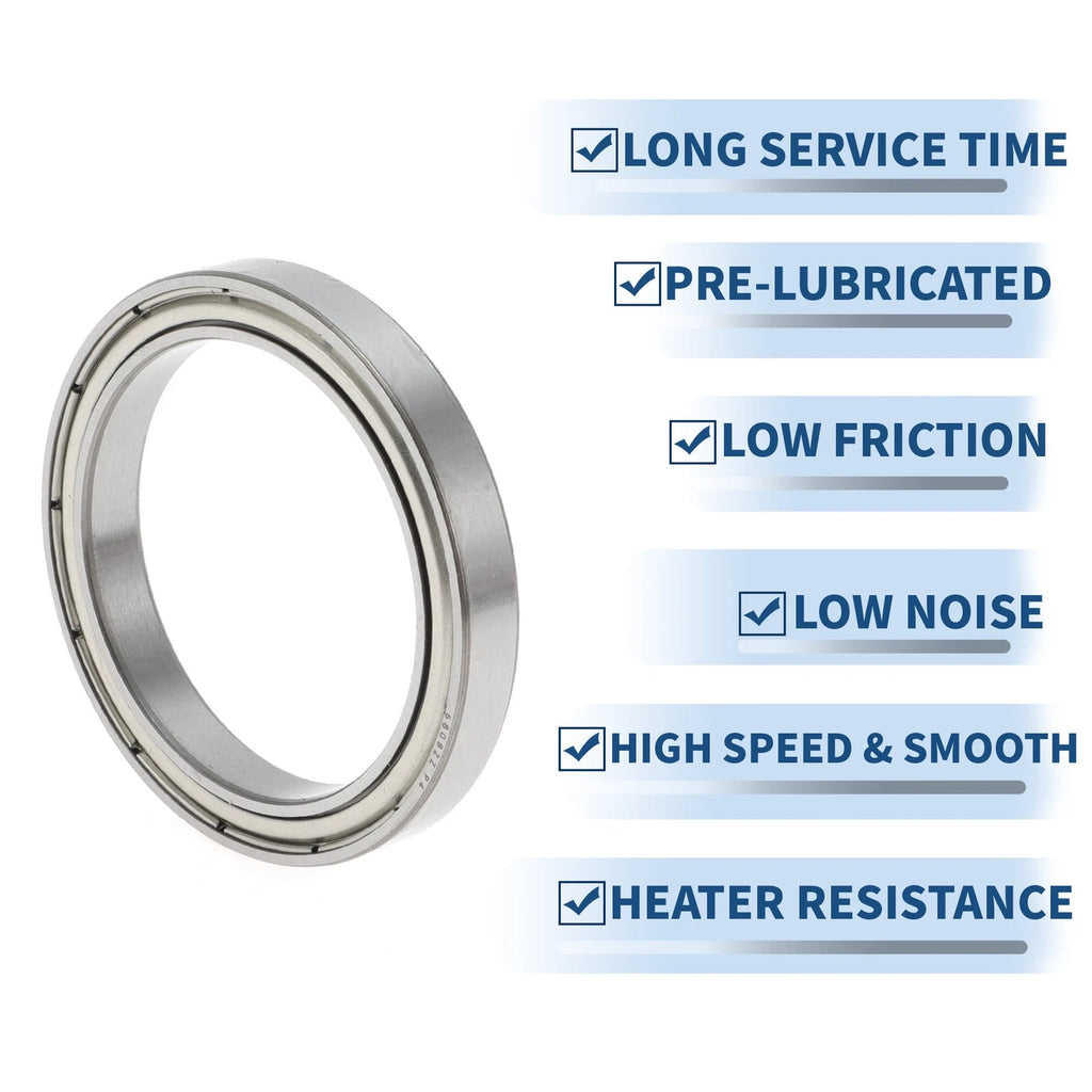 6808ZZ Deep Groove Ball Bearing P4 for Scooter Skateboard Wheel (40x52x7mm)