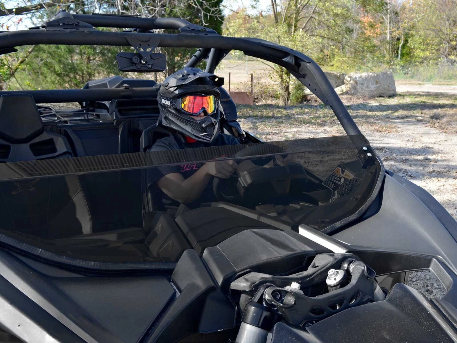 Half Windshield for Can-Am Maverick X3 (2017–2023) - Dark Tint